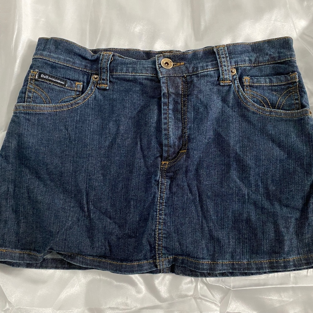 Denim Dolce & Gabbana skirt